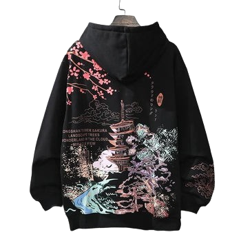 Sudadera con capucha Harajuku Mitake (2 Colores)