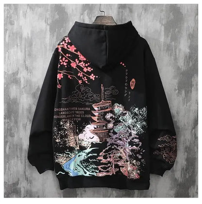 Sudadera con capucha Harajuku Mitake (2 Colores)