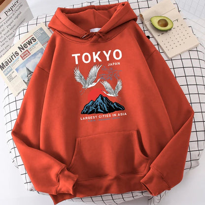 Sudadera con Capucha Harajuku Tokio (14 Colores)