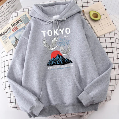 Sudadera con Capucha Harajuku Tokio (14 Colores)