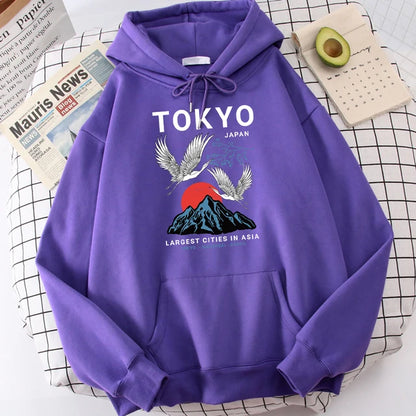 Sudadera con Capucha Harajuku Tokio (14 Colores)