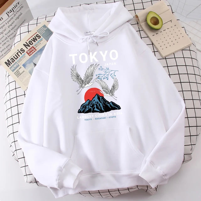 Harajuku Hooded Sweatshirt Tokyo (14 Colors)