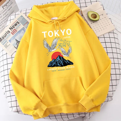 Sudadera con Capucha Harajuku Tokio (14 Colores)