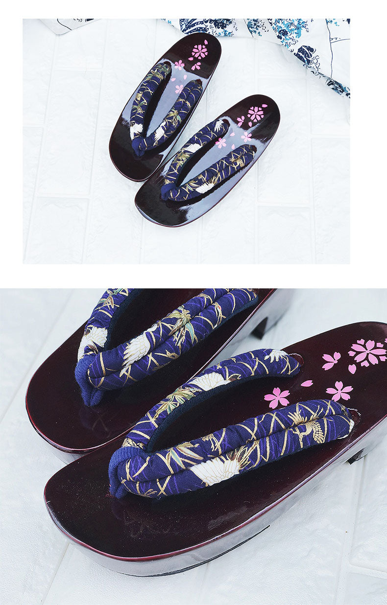 Geta Sandals Sengoku Geta Shoes Japanese Shoes Geta Sandals