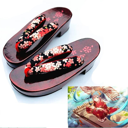 Sandalias Geta Hakusan (7 Tallas)