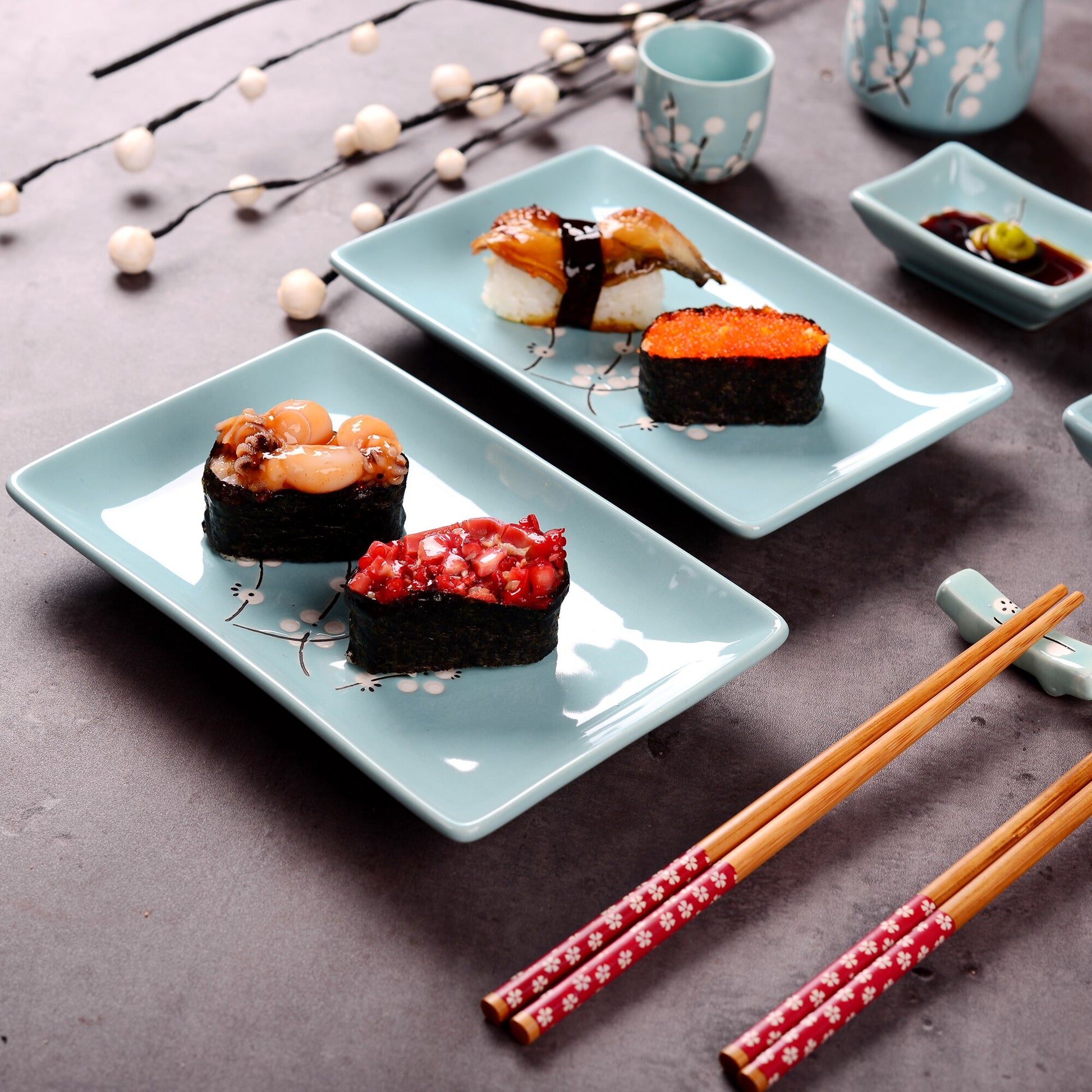 Sushi Plate Kiki II - Sushi Dinnerware Set - Sushi Plates - My