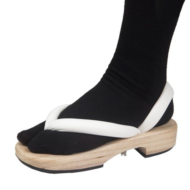 Japanese sandals with on sale socks