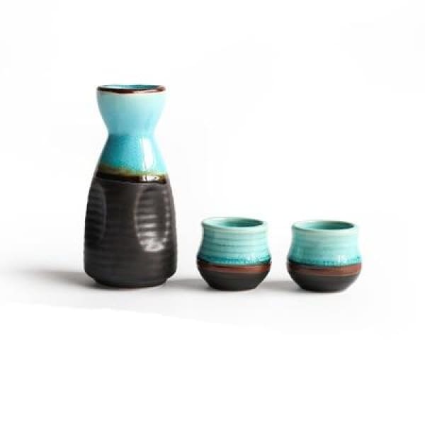 Sake Set Chiyoda - Sake Cups - Ceramic Sake Sets - My Japanese Home