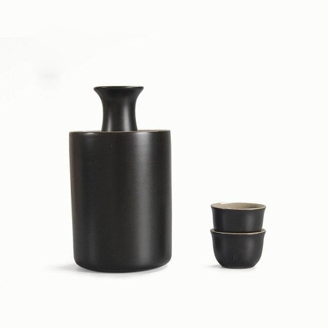 Matte Black Sake outlet Set