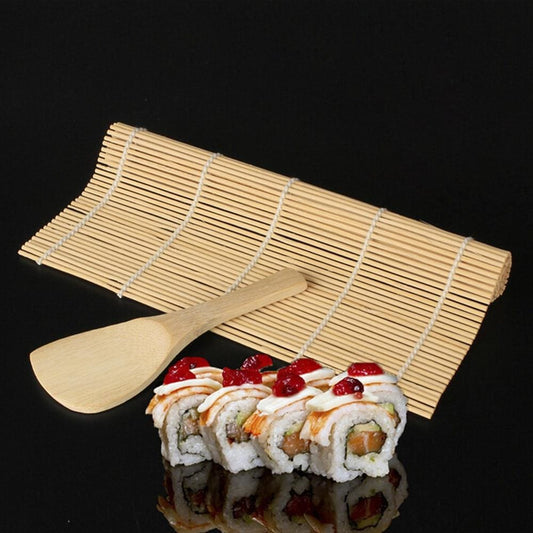 Krista's Kitchen Kit para Hacer Sushi – Sushi Maker Completo Set de Bambú  Roller Mat - 2 Esteras, 5 Pares de Palillos, Cuchillo para Extender y  Tutoriales eBook : : Hogar y cocina
