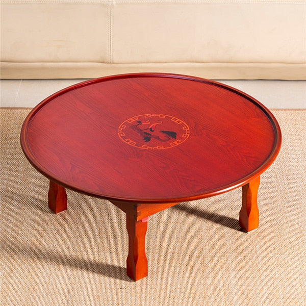 Japanese floor table on sale with folding legs