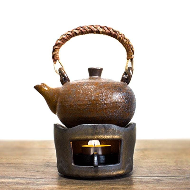Teapot with Warm Teapot Stove Koana – My Japanese Home